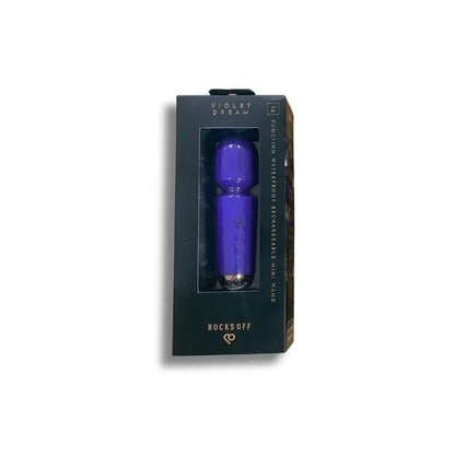 Rocks Off Rechargeable Mini Wand Violet Dream