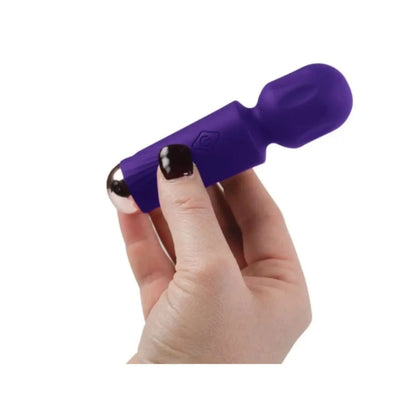 Rocks Off Rechargeable Mini Wand Violet Dream