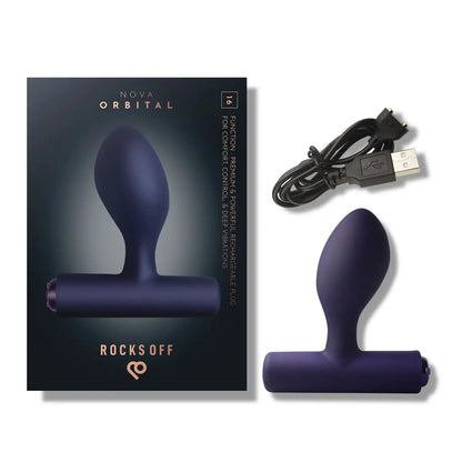 Rocks Off Orbital Rechargeable Anal Butt Plug