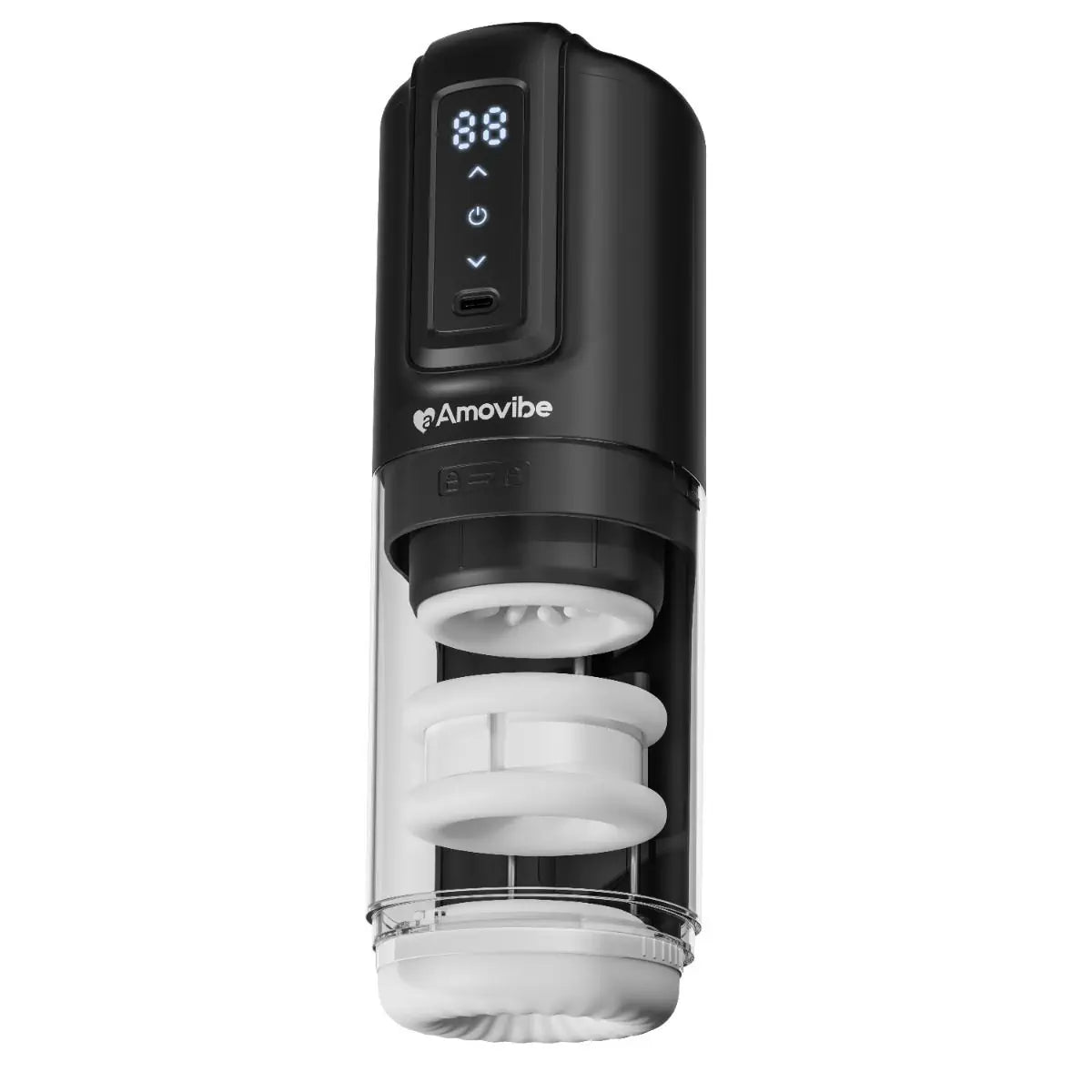 Amovibe Porsha Automatic Masturbator with Rubbing, Vibration & Heating Levels