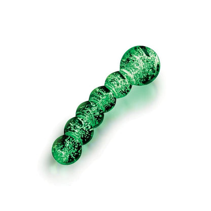 Whipsmart Glow In The Dark Beaded Sensual Glass Dildo