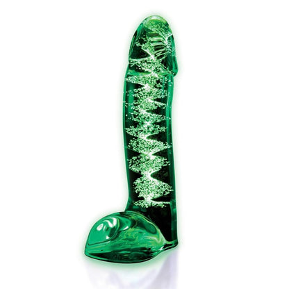 Whipsmart Glow In The Dark Glass Dildo