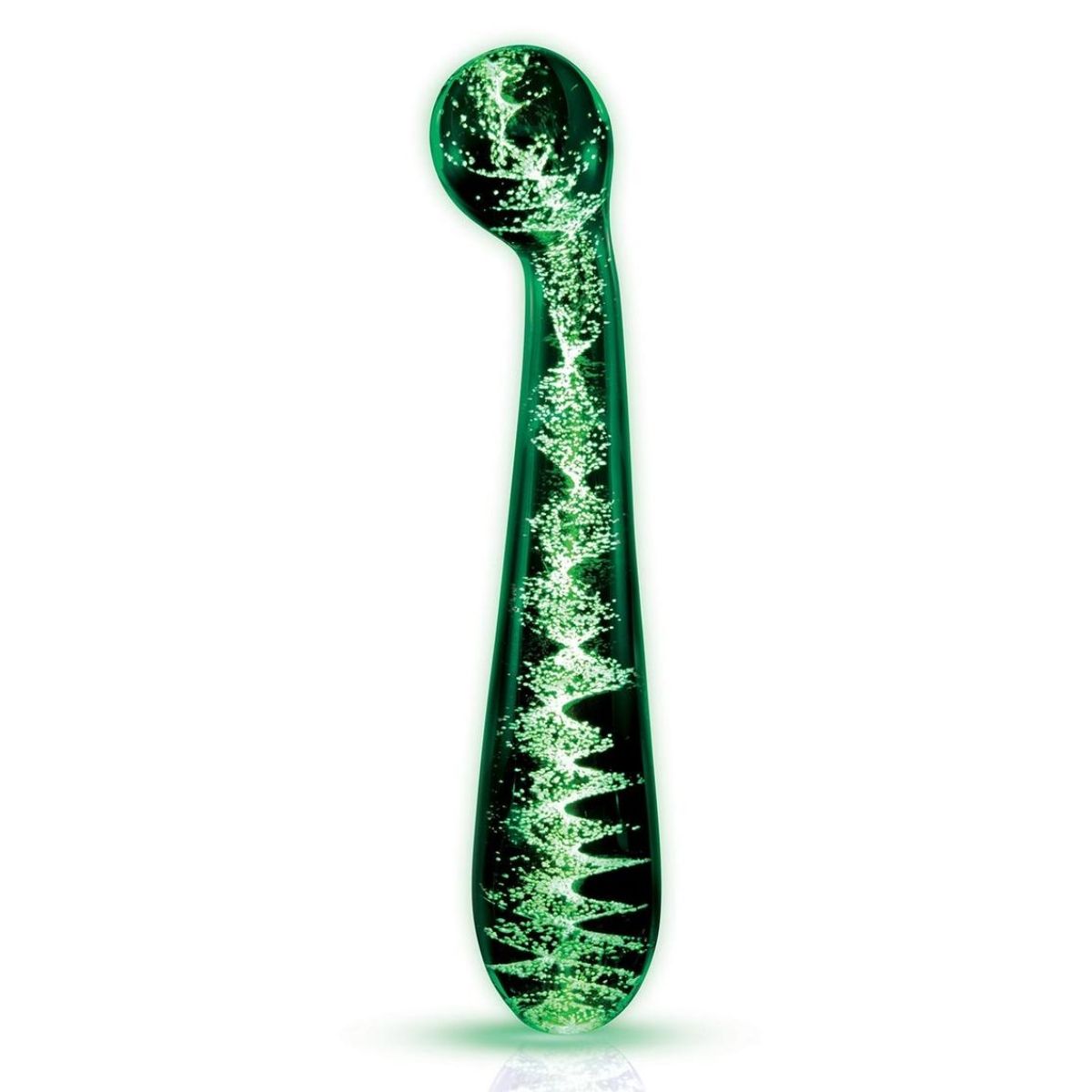 Whipsmart Glow In The Dark G Spot Glass Dildo