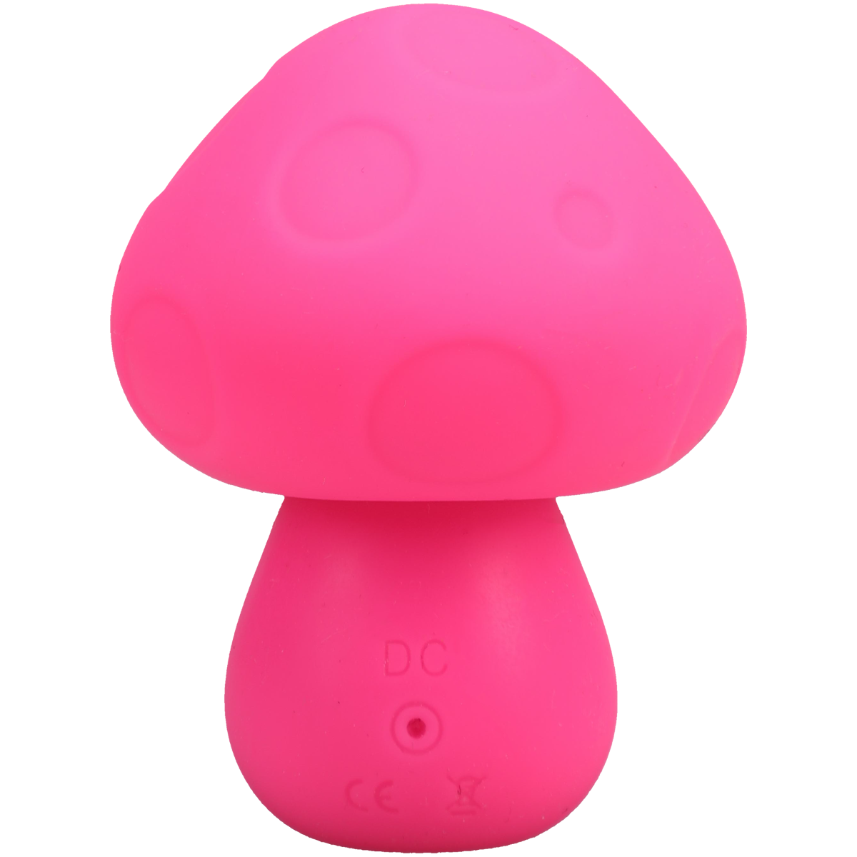 Mochi Mushroom Rechargeable Silicone Lay-On Massager Vibe Pink