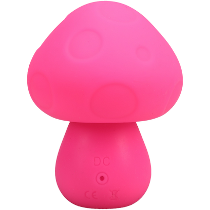 Mochi Mushroom Rechargeable Silicone Lay-On Massager Vibe Pink
