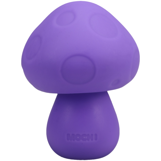Mochi Mushroom Rechargeable Silicone Lay-On Massager Vibe Purple