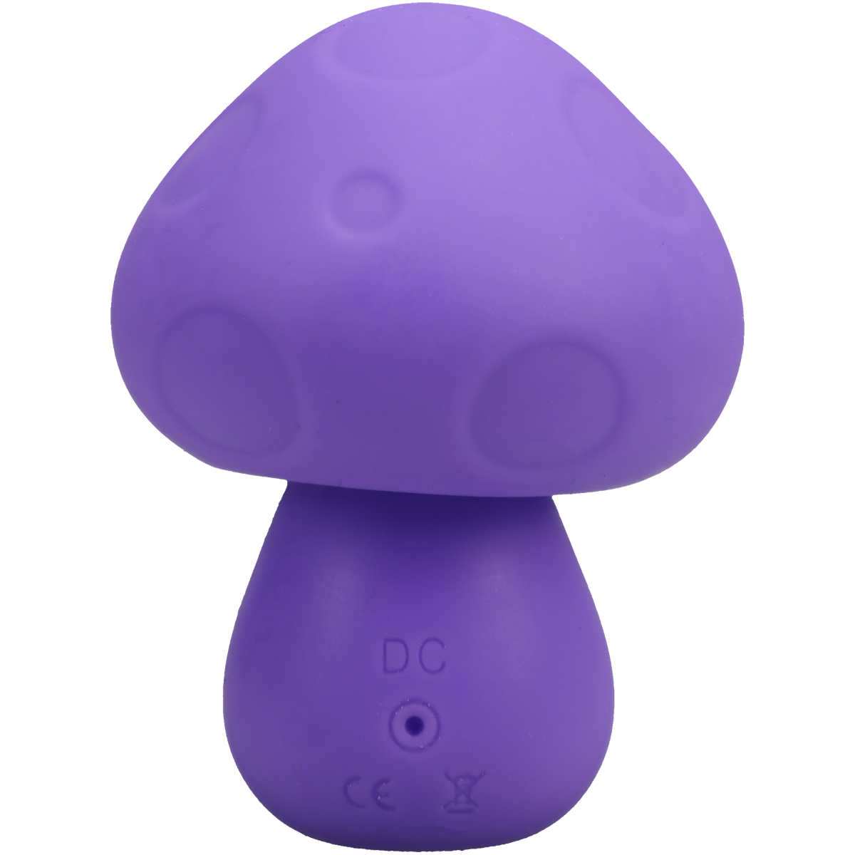 Mochi Mushroom Rechargeable Silicone Lay-On Massager Vibe Purple