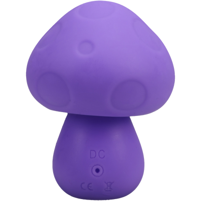 Mochi Mushroom Rechargeable Silicone Lay-On Massager Vibe Purple