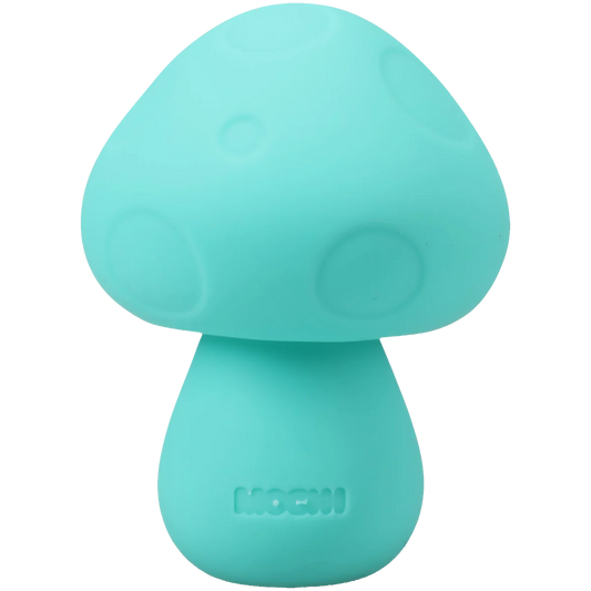 Mochi Mushroom Rechargeable Silicone Lay-On Massager Vibe Teal
