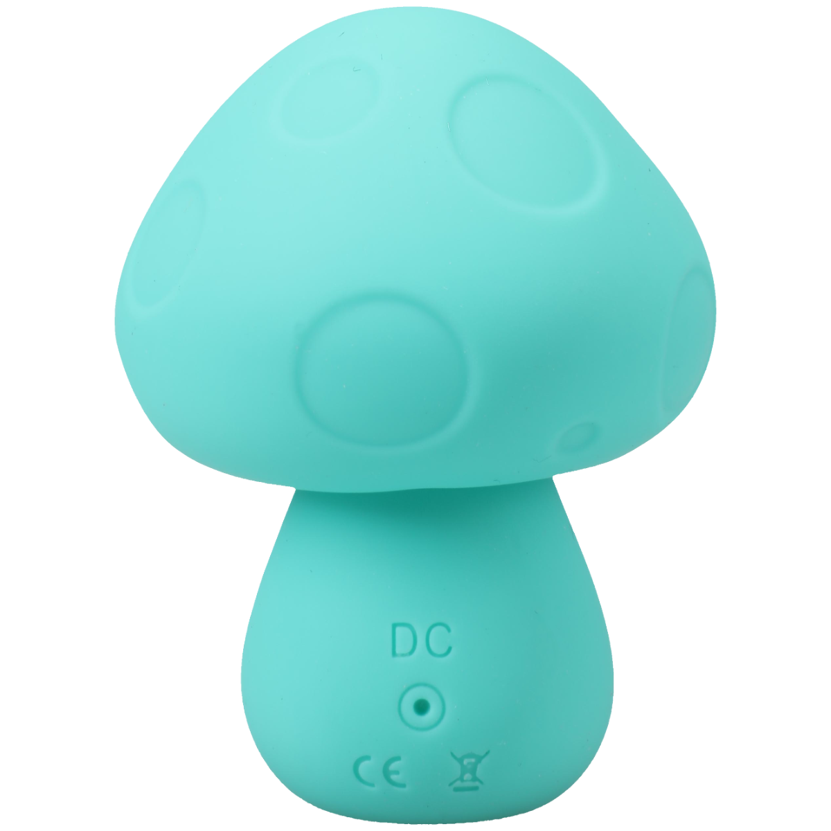 Mochi Mushroom Rechargeable Silicone Lay-On Massager Vibe Teal