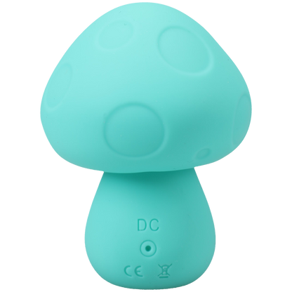 Mochi Mushroom Rechargeable Silicone Lay-On Massager Vibe Teal