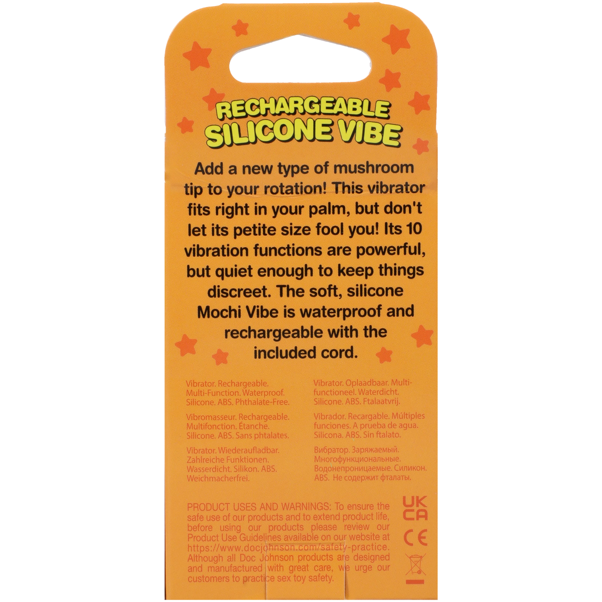 Mochi Mushroom Rechargeable Silicone Lay-On Massager Vibe Teal