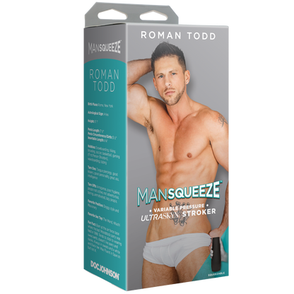 Man Squeeze Roman Todd Ultraskyn Stroker Ass Vanilla