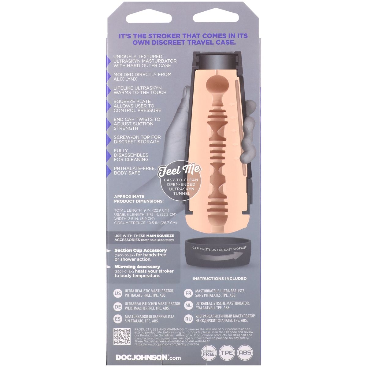 Main Squeeze Alix Lynx Ultraskyn Stroker Pussy