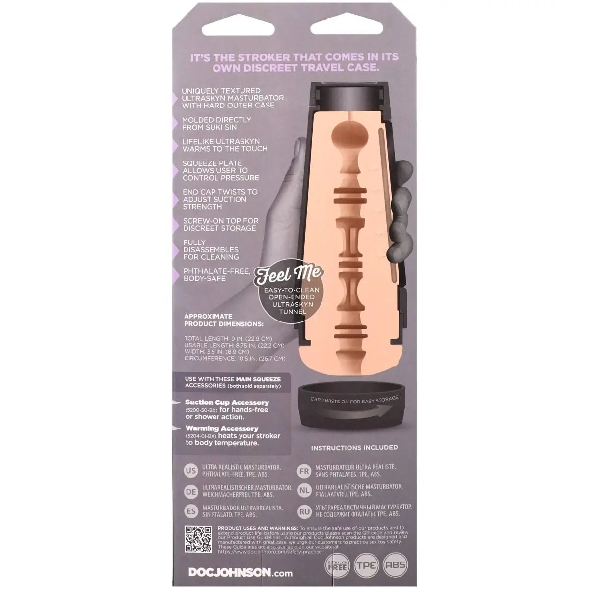 Doc Johnson Main Squeeze Suki Sin ULTRASKYN Stroker Pussy