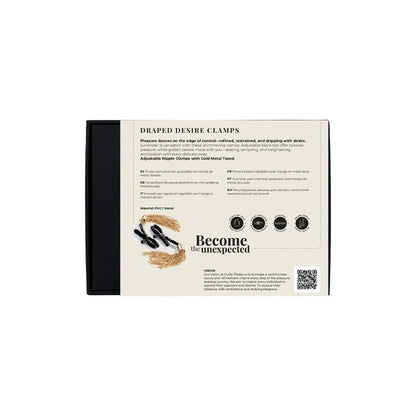 Guilty Pleasure Accents Drapped Desire Clamps