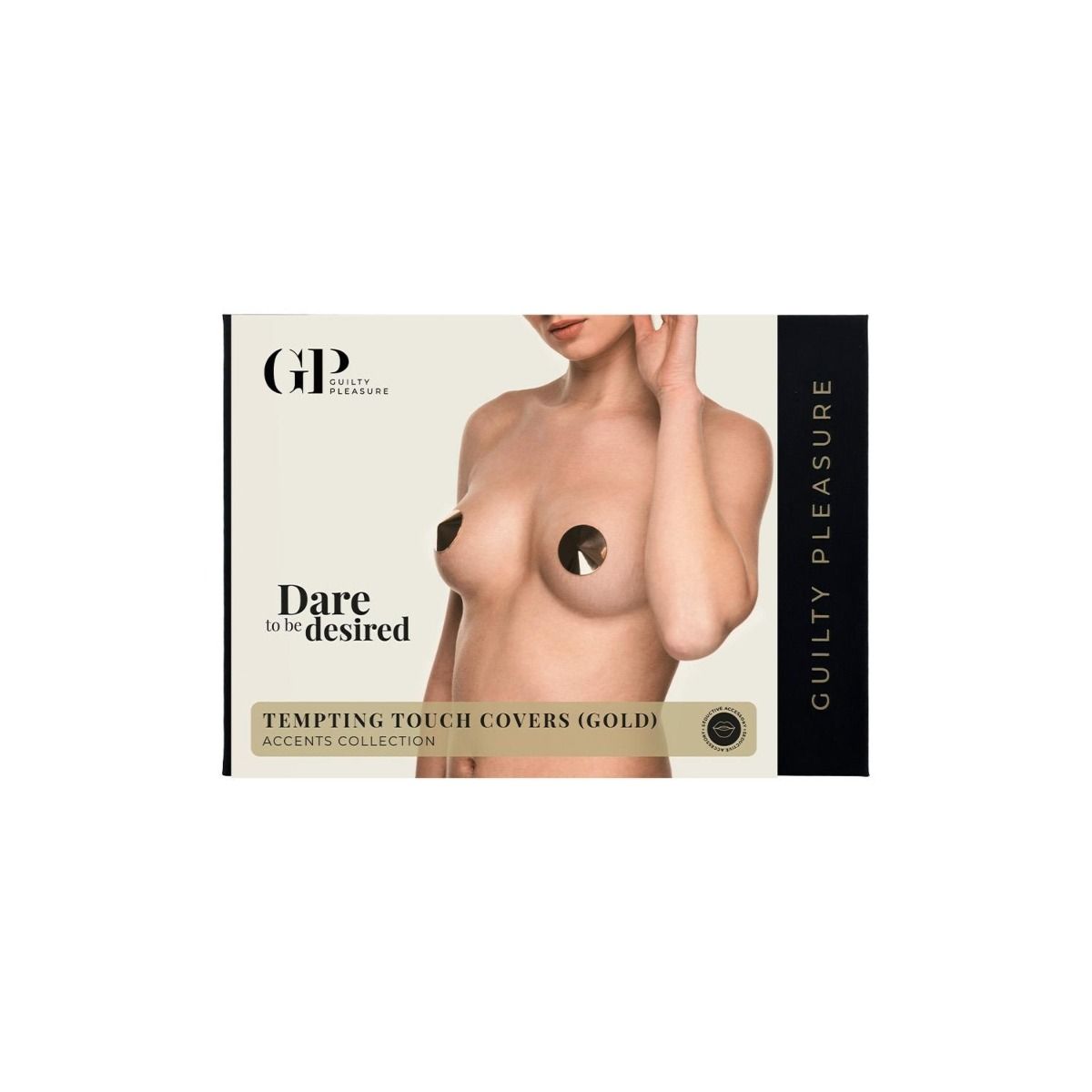 Guilty Pleasure Accents Tempting Touch Nipple Covers Gold