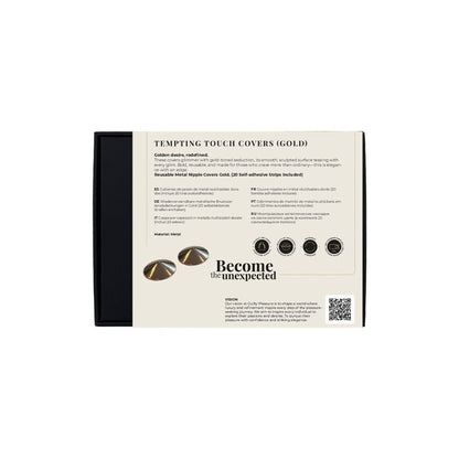 Guilty Pleasure Accents Tempting Touch Nipple Covers Gold