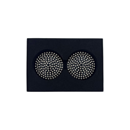 Guilty Pleasure Accents Glimmer Gaze Nipple Covers Black