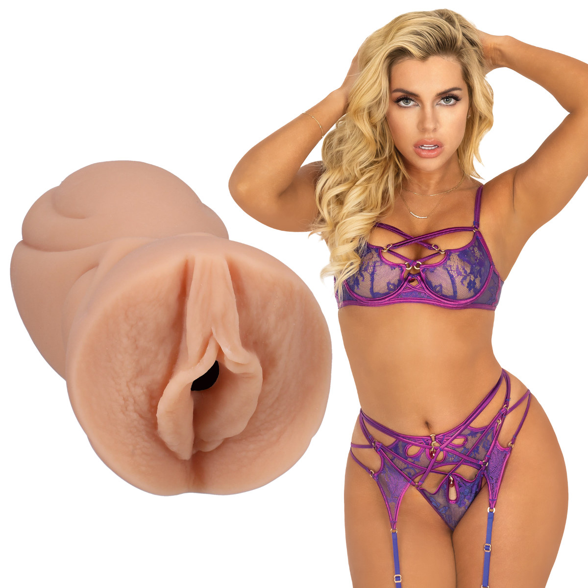 Doc Johnson Signature Strokers Allie Nicole ULTRASKYN Pocket Pussy