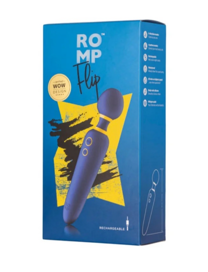 Romp Flip "Rechargeable" Flexible Head Wand Vibrator