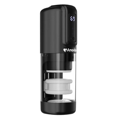 Amovibe Porsha Automatic Masturbator with Rubbing, Vibration & Heating Levels
