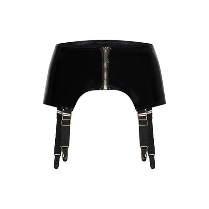 Guilty Pleasure Midnight Suspender Belt Black Medium