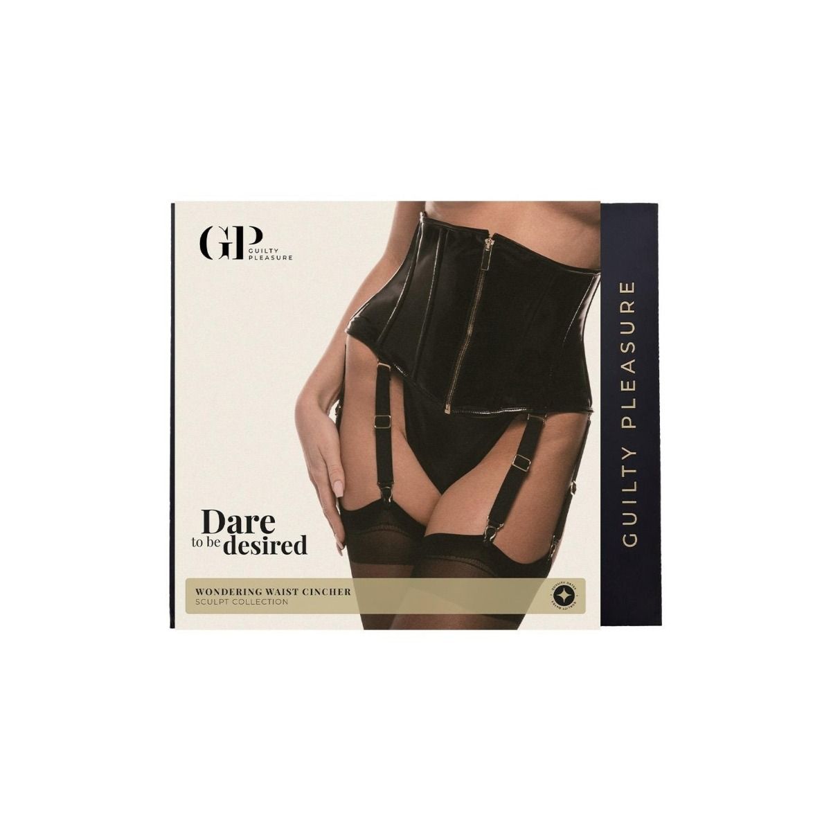 Guilty Pleasure Wondering Waist Cincher Black Large