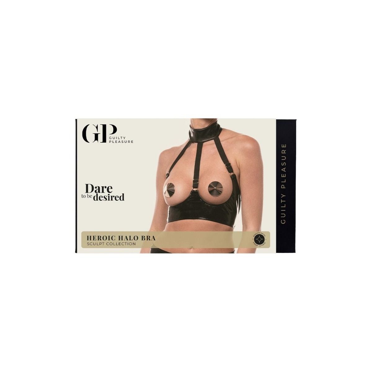 Guilty Pleasure Heroic Halo Bra Black Medium