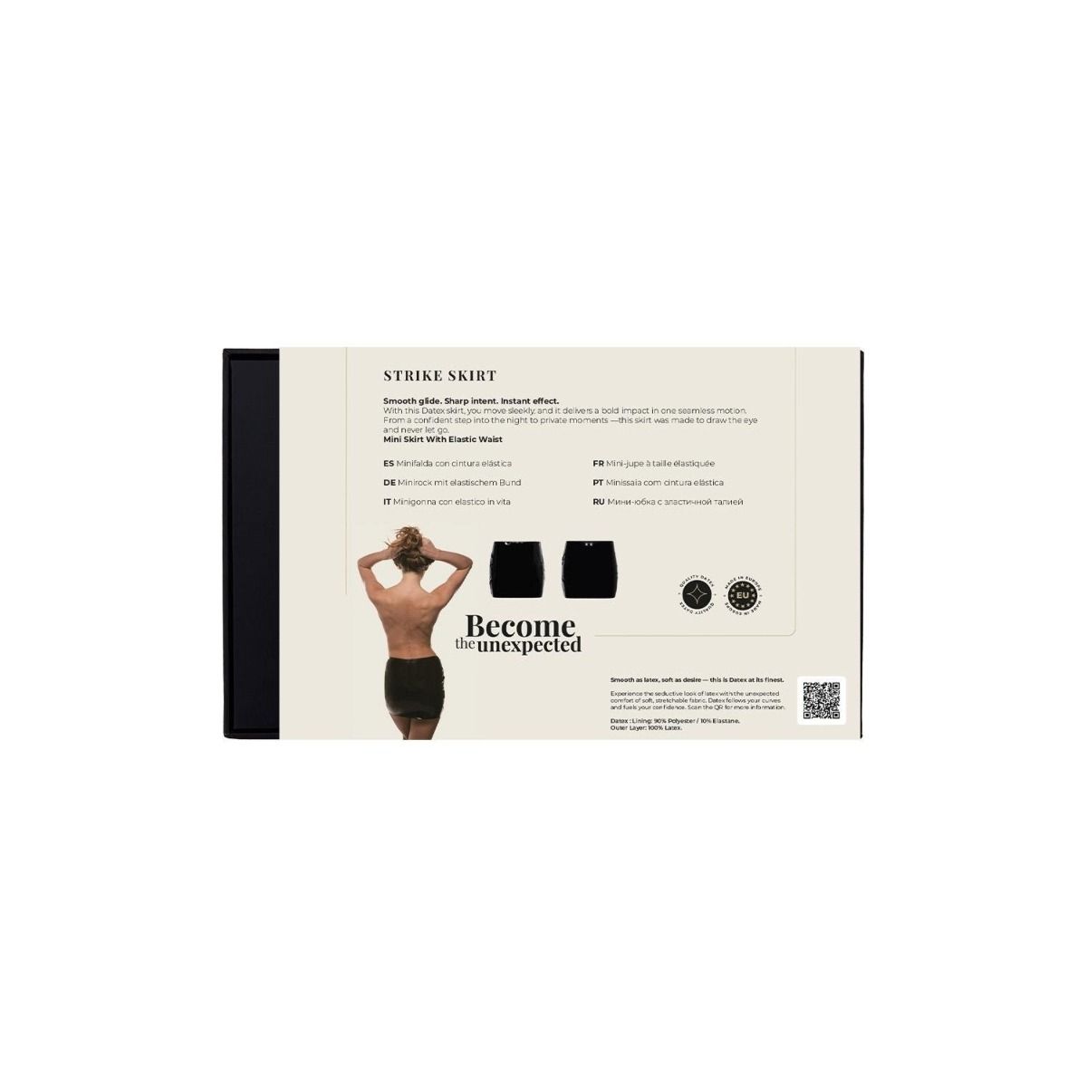 Guilty Pleasure Strike Skirt Black Large