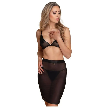 Guilty Pleasure Sheer Stretch Skirt Small/Medium