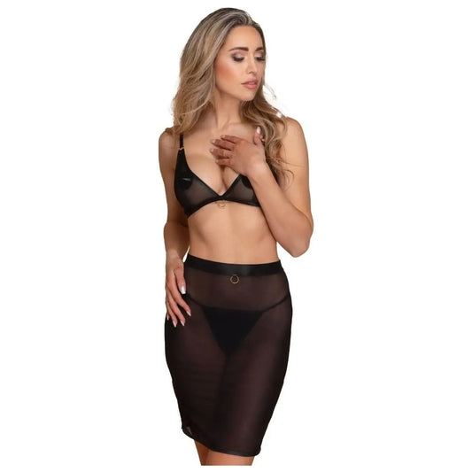 Guilty Pleasure Sheer Stretch Skirt Small/Medium