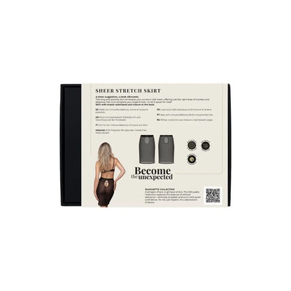 Guilty Pleasure Sheer Stretch Skirt Small/Medium