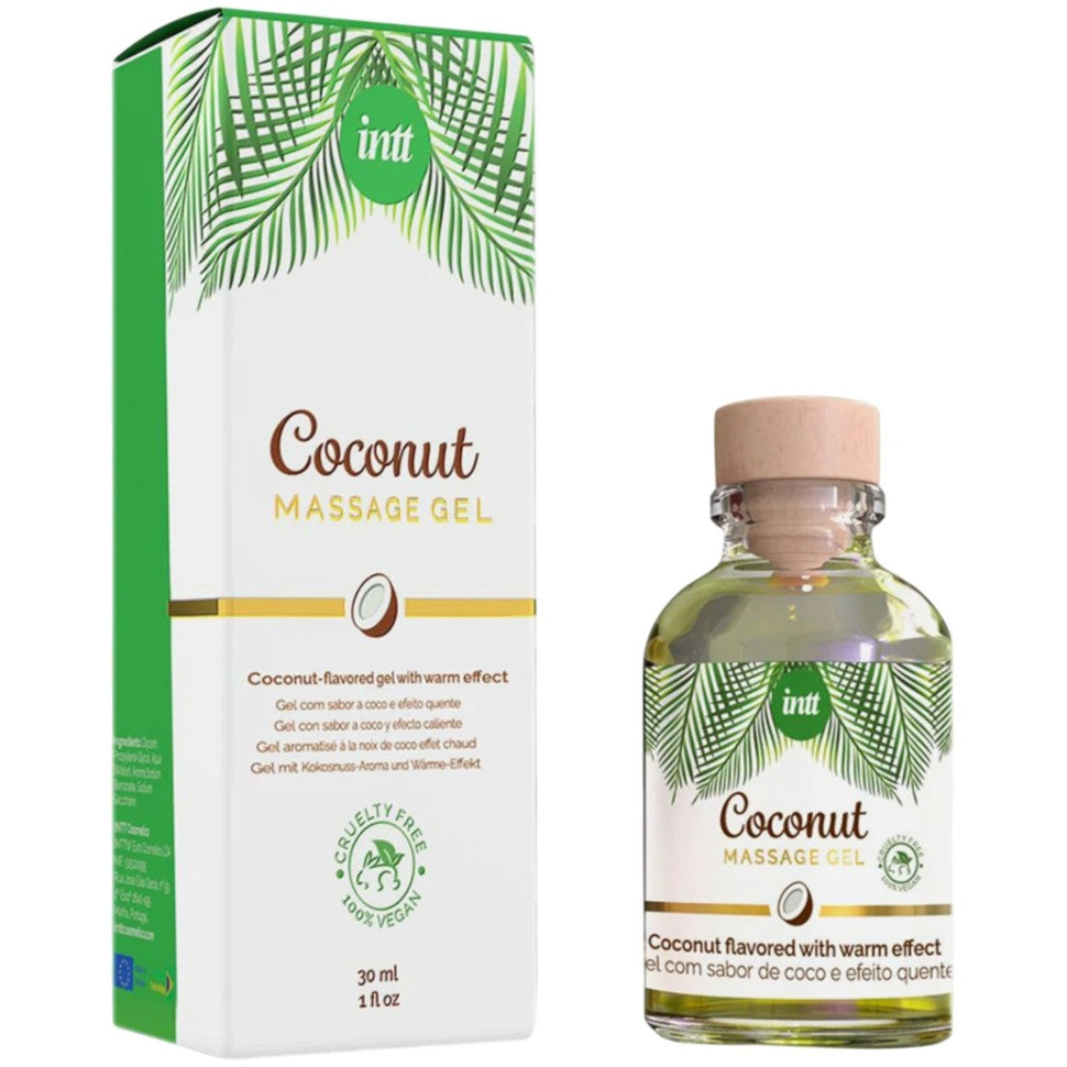 INTT Coconut Vegan Warming Kissable Massage Gel 30ml