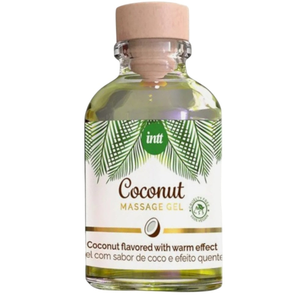 INTT Coconut Vegan Warming Kissable Massage Gel 30ml