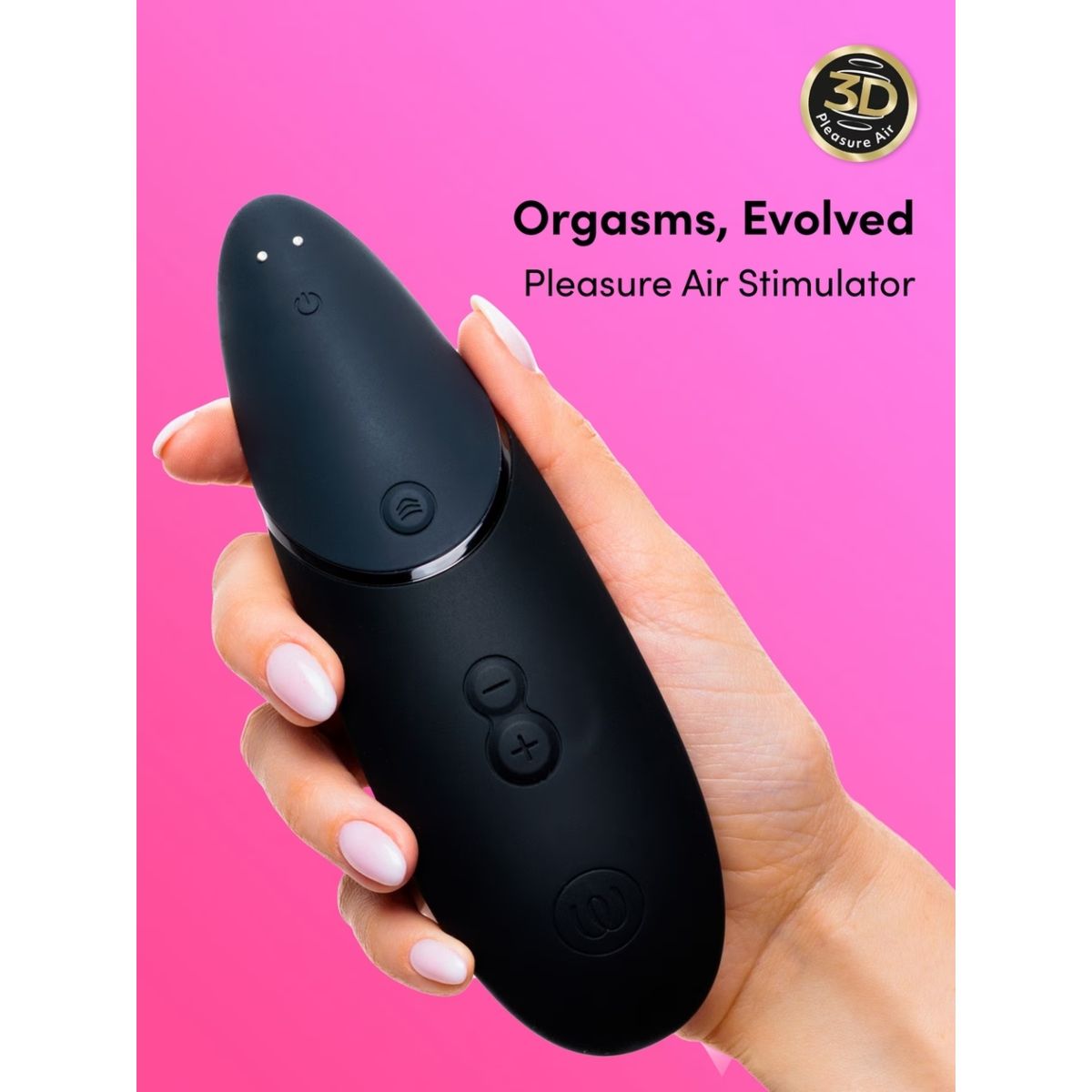 Womanizer Next 3D Pleasure Air Suction Stimulator Black