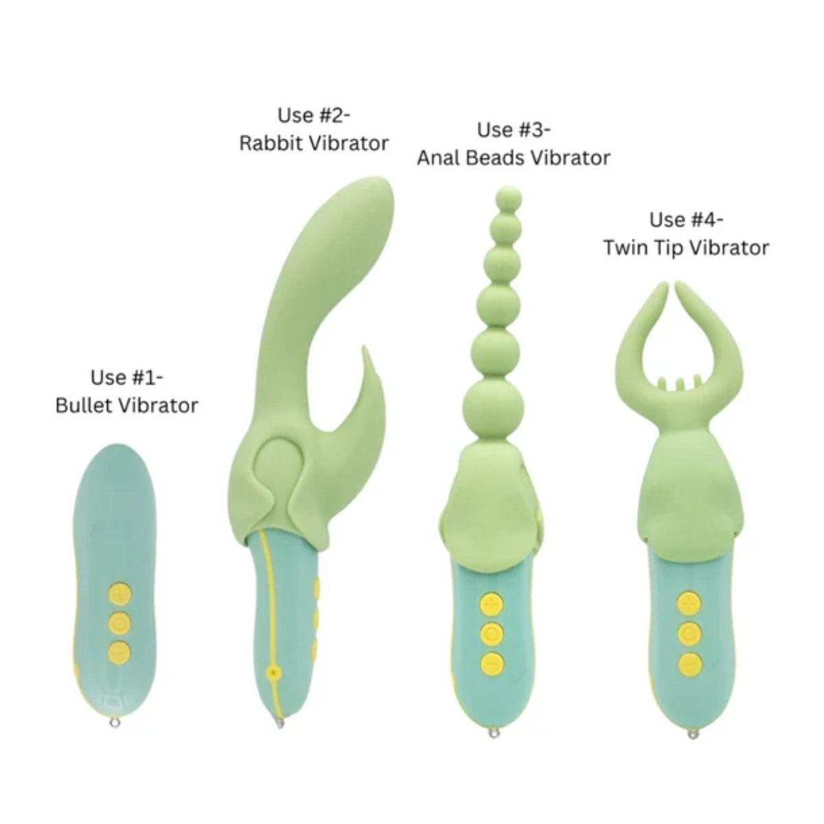 Pleasure Hunter 4 in 1 Multifunction Vibrator