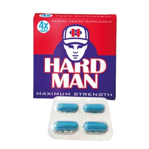 Hard Man Male Herbal Enhancer 4 Capsule Pack