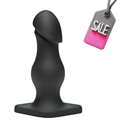 TitanMen The Rumpy Cushioned Butt Plug Black (6.5")