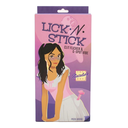 Lick N' Stick Clit Flicker & G-Spot Vibrator