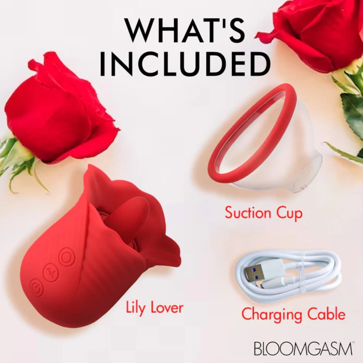 Bloomgasm Lily Lover Sucking & Vibrating Clitoral Stimulator