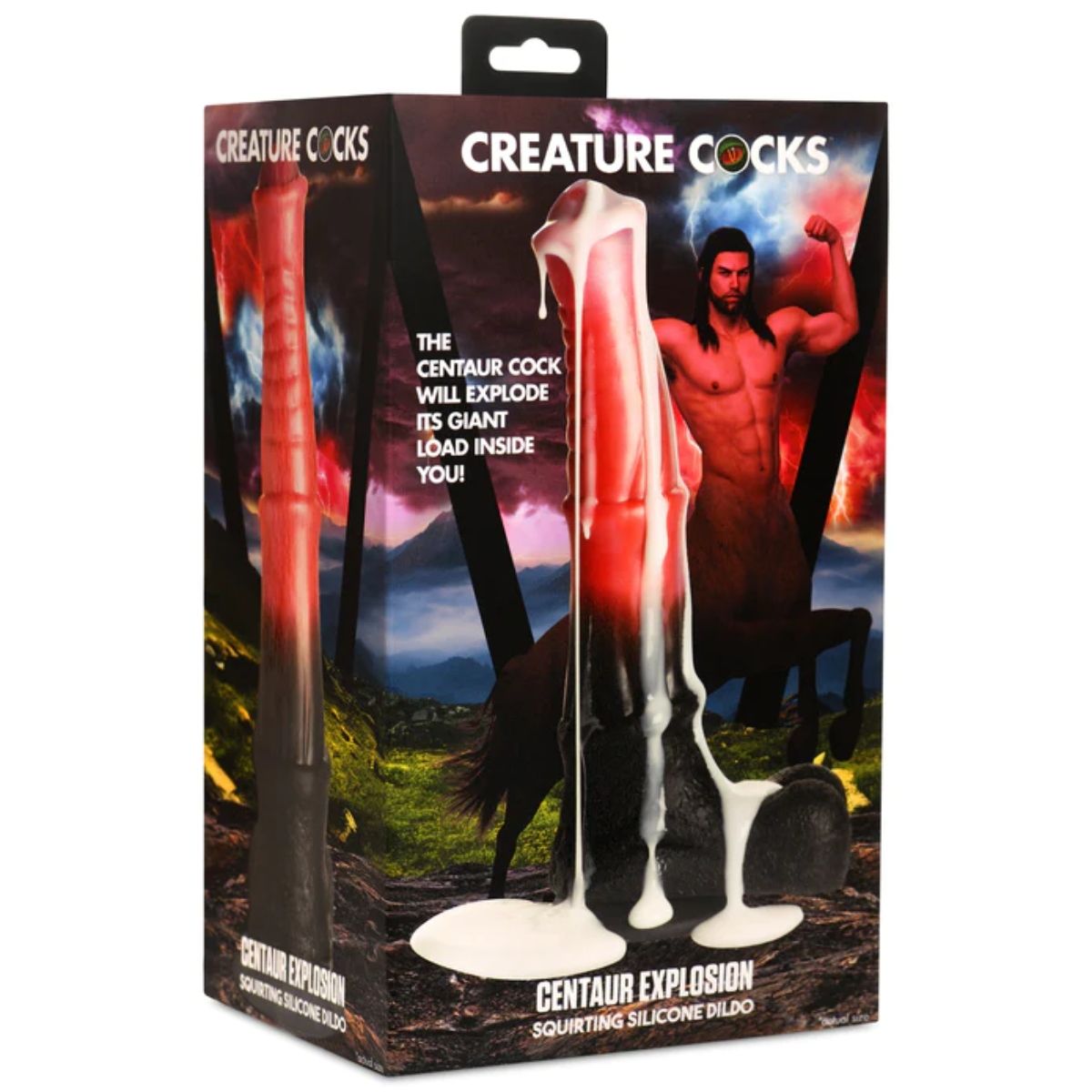 Creature Cocks Centaur Explotion Squirting Silicone Dildo