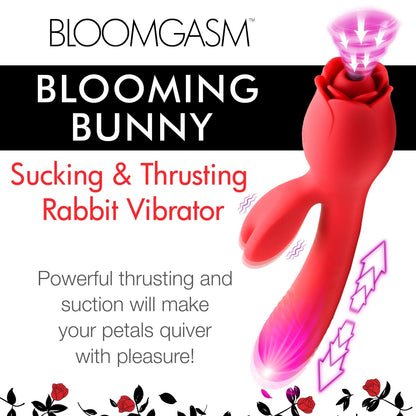 Bloomgasm Blooming Bunny Sucking & Thrusting Silicone Rabbit Vibrator