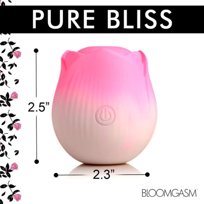 Bloomgasm "Pulsing Petals" Throbbing Rose Stimulator Pink