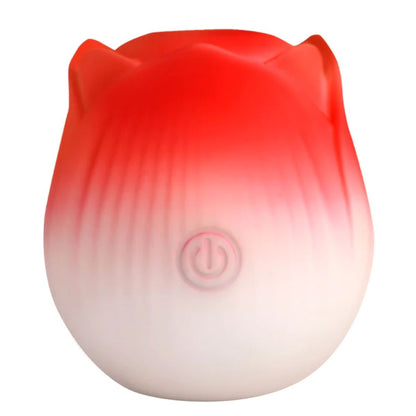 Bloomgasm "Pulsing Petals" Throbbing Rose Stimulator Red