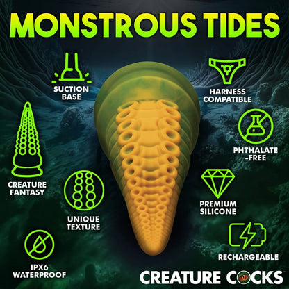 Creature Cocks Monstropus 2.0 Vibrating Tentacle Silicone Dildo