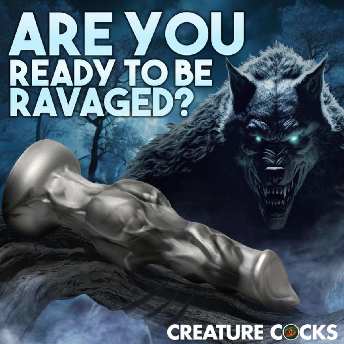 Creature Cocks Night Prowler Silicone Dildo - Large