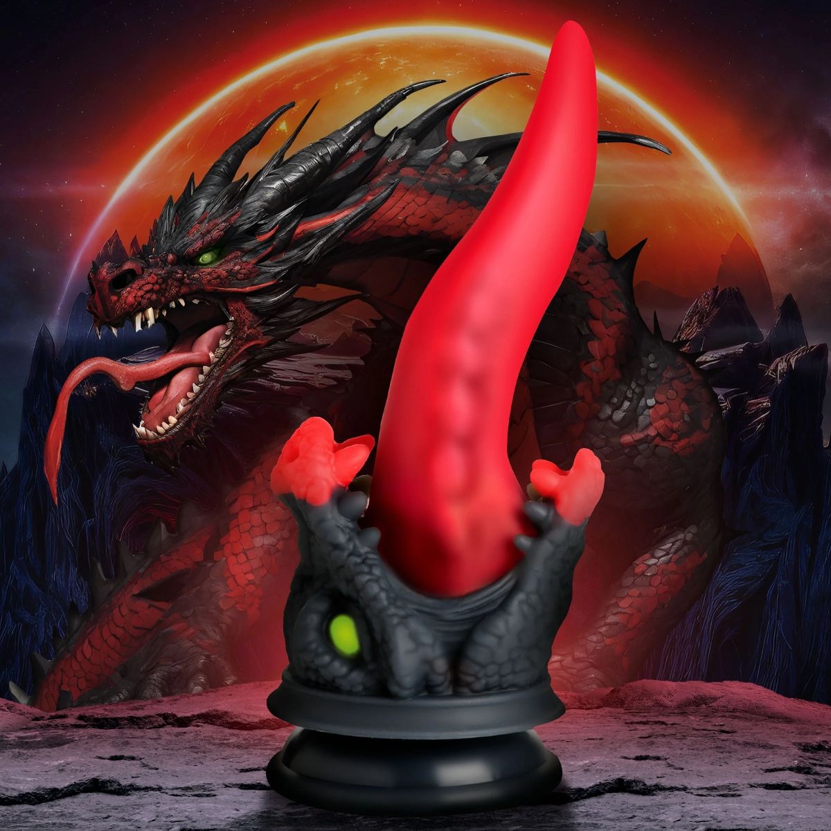 Creature Cocks Dragon Roar Silicone Dildo