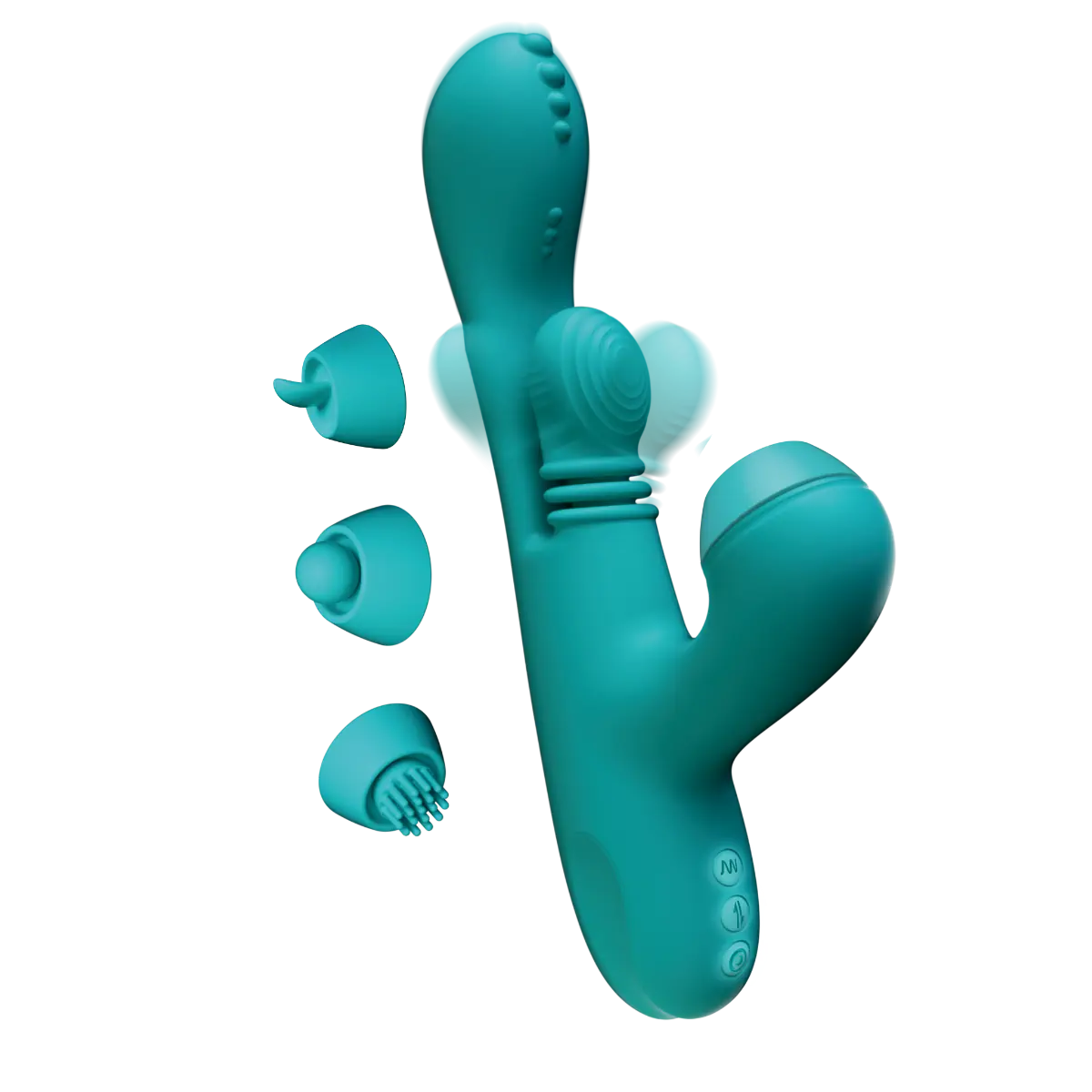 Amovibe Sensa Sway G Spot Vibrator with 4 Interchangeable Heads