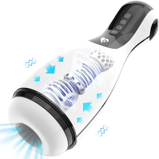 Amovibe Good Night Suction Masturbator with Airbag Squeezing, Suction & Vibration